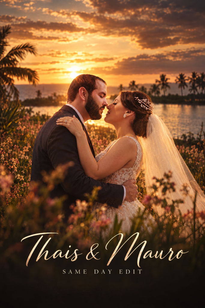 Same Day Edit de casamento em Fortaleza